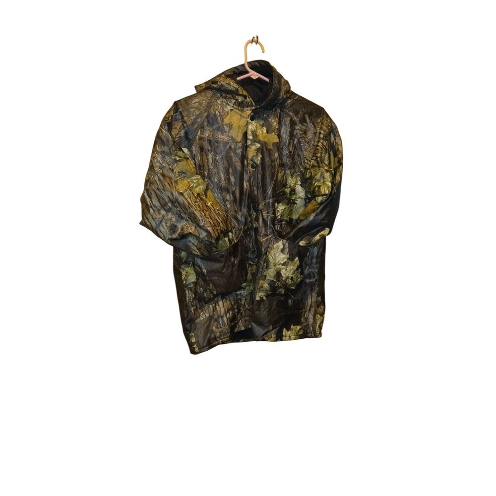 Cedar Key Camouflage Hunting Jacket S 100% PVC Shell Polyester Insulation Quilte
